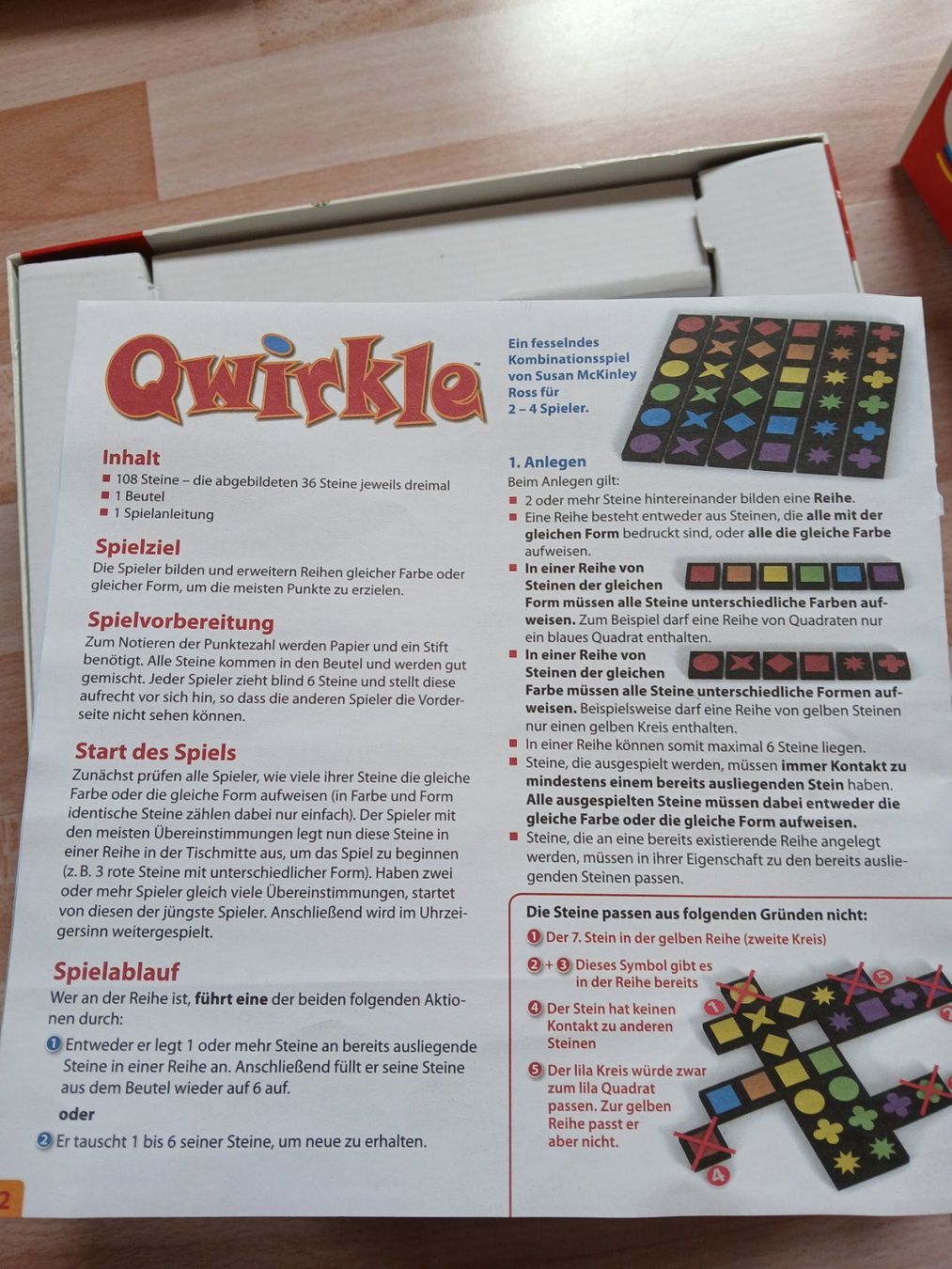 Spiele: Quirkle – Neu (gemäss Beschreibung) aus Bärschwil von kik_c28v 2