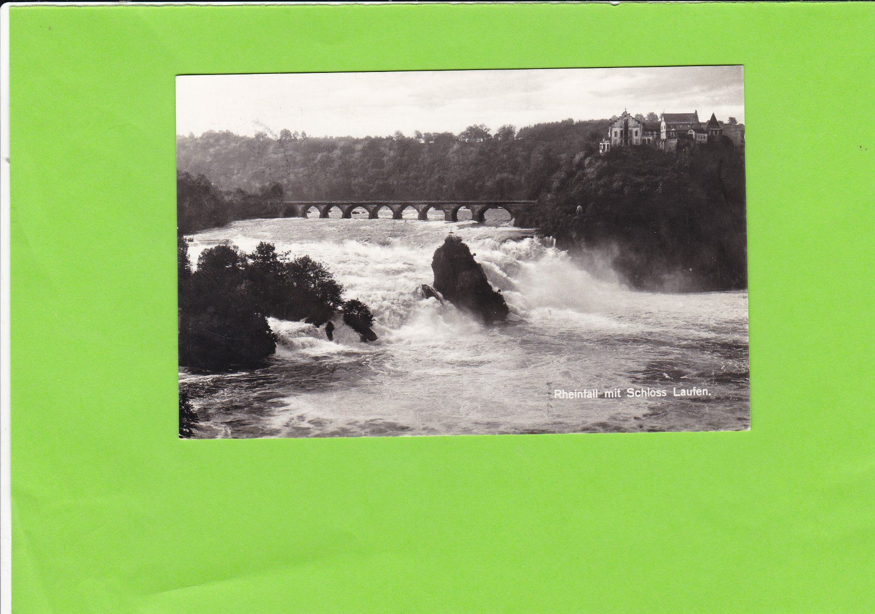 Ansichtskarten: Rheinfall – Gebraucht aus St. Peterzell von neckertal