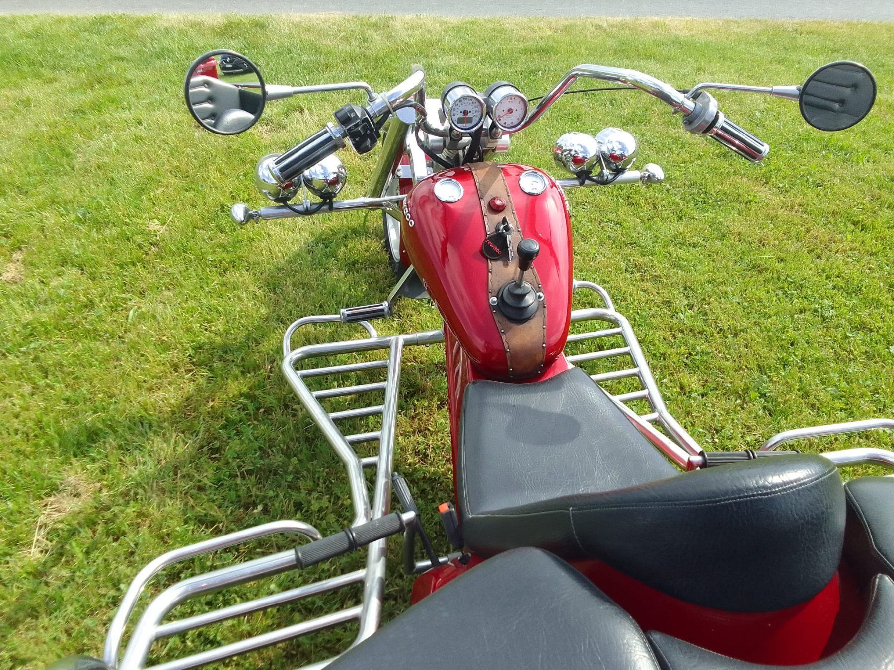 Modellino Chopper 3 Ruote In Metallo Riciclato - Fair Trade Dal Messico - 2