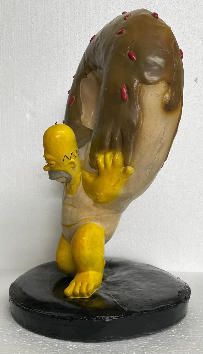 Statuette: Homer Simpson mit Donut – Usato da Oberrieden venduto da Ket25 2