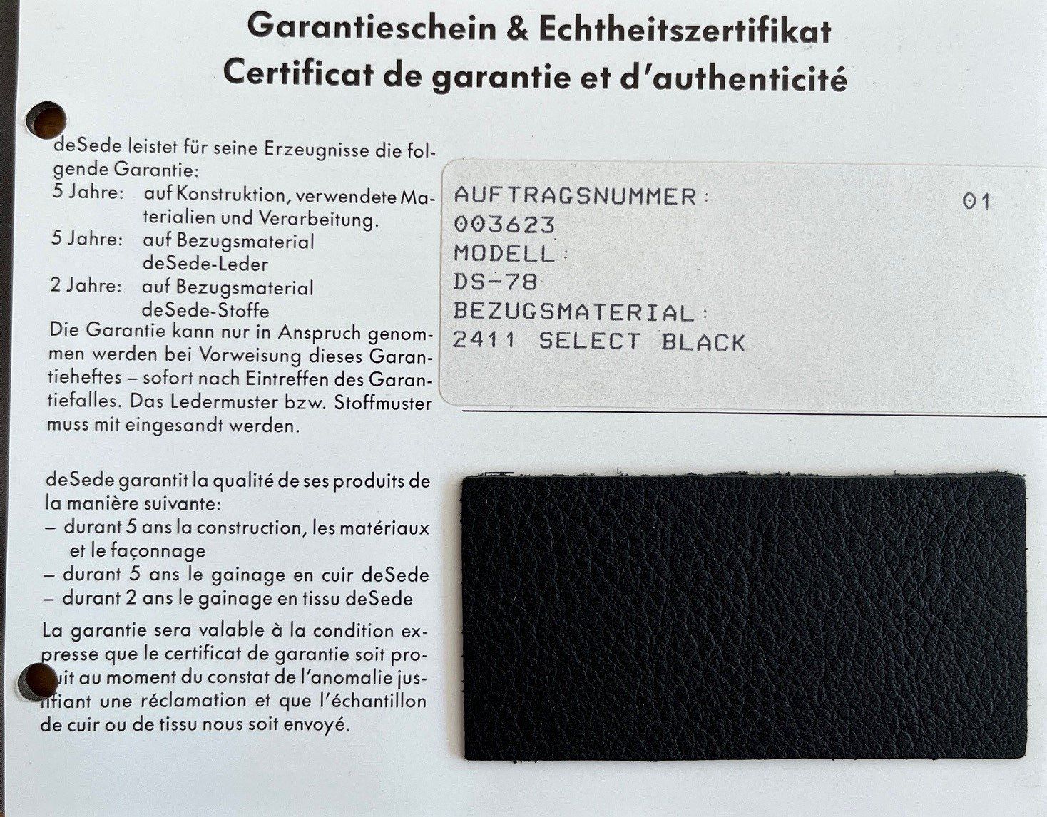 De Sede Divani: Designer Sofa De Sede DS78 mit Bettfunktion – Usato da Hedingen venduto da Enzi 5