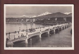GENEVE - Pont du Mont Blanc - Tram
