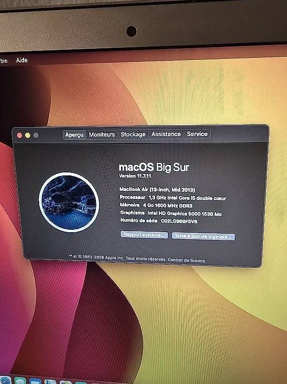 Apple Notebooks: MacBook Air i5 |4 Go RAM | SSD 256Go – Gebraucht aus Renens VD von MTD2211 6