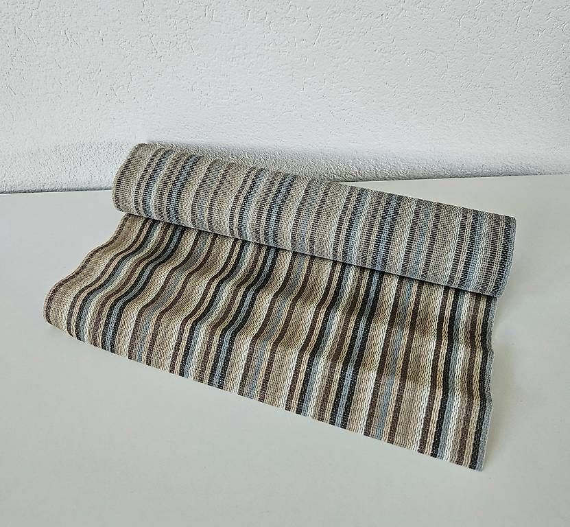 Altra biancheria da tavola: Tischläufer beige/blau 150x40cm – Usato da Rotkreuz venduto da Manfi11