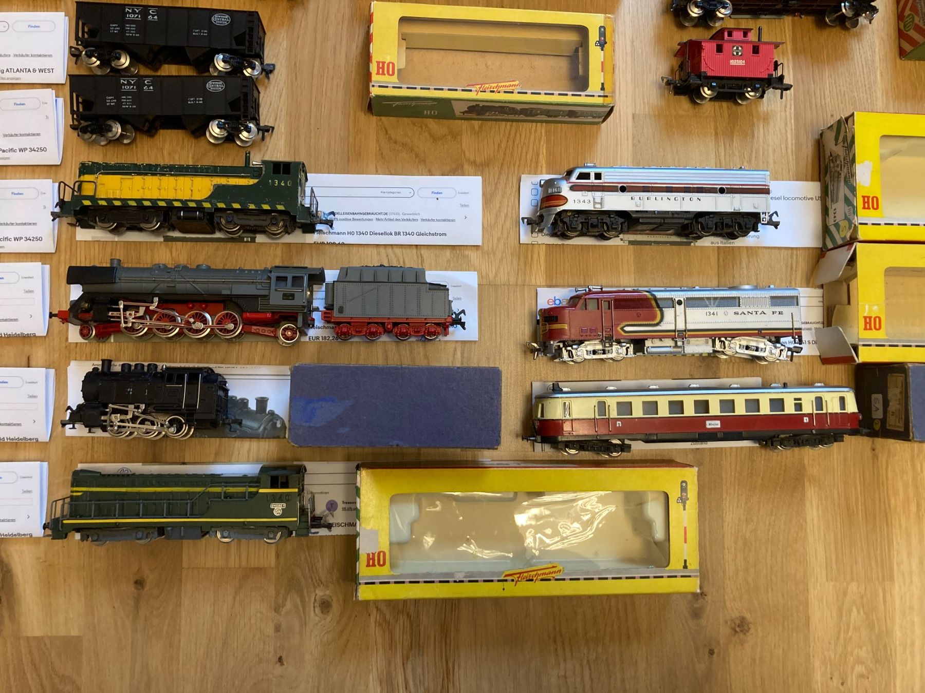 Fleischmann Modelleisenbahnen: Konvolut Fleischmann / Diverse Loks und Wagen – Gebraucht aus Basel von mar_b59g 5
