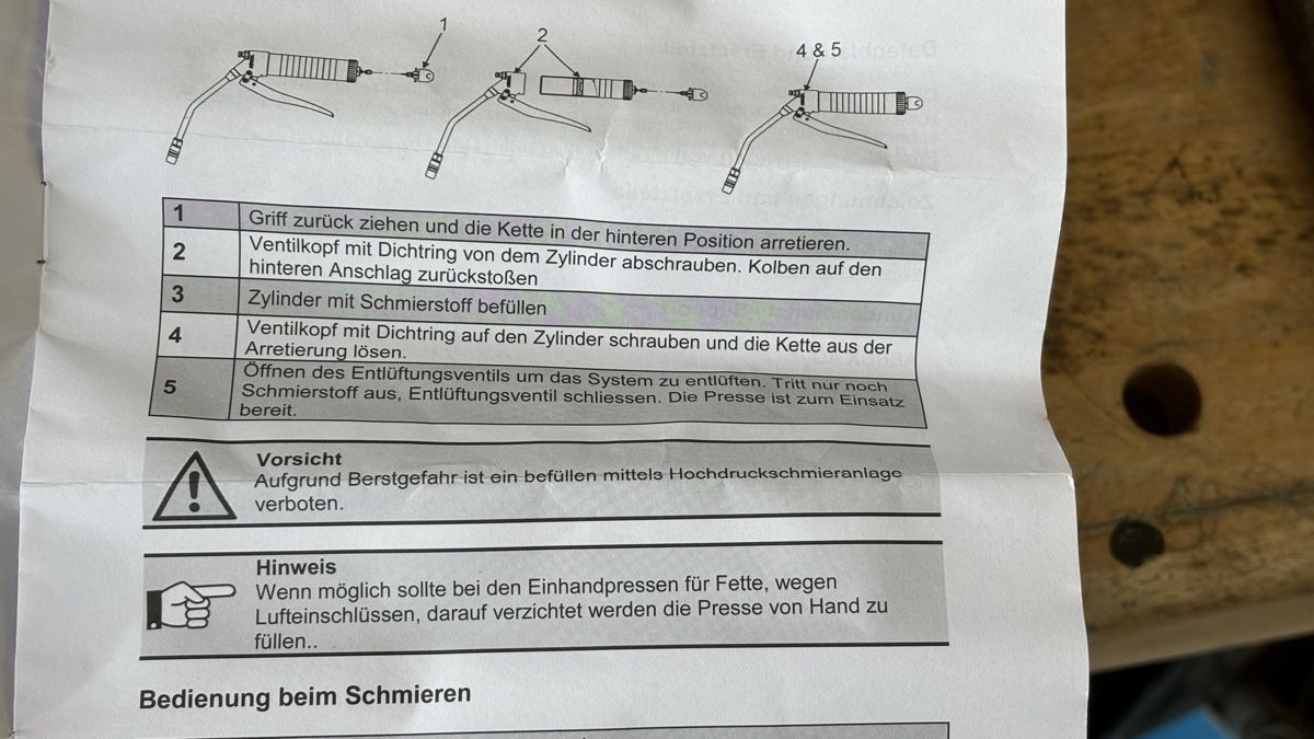 Tous les outils: Fettpresse – Neuf (Voir description) à Balterswil par BJS 1