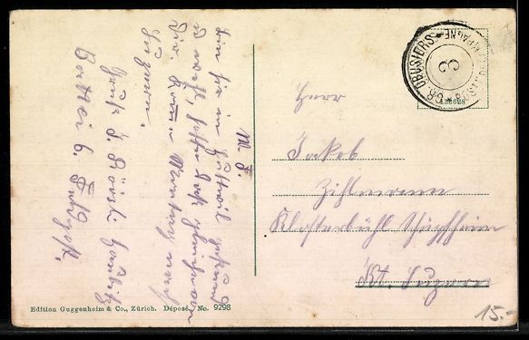 Cartoline postali: AK Huttwil, Ortsansicht – Usato da Berlin venduto da bartko-reher 1