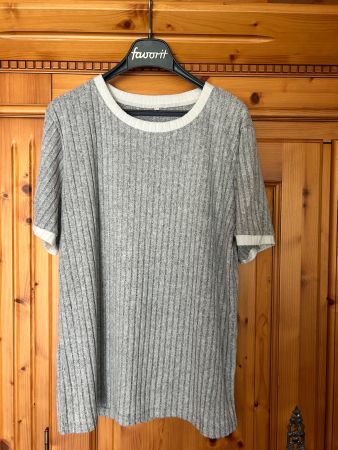 DAMEN SHIRT - GRAU - NEU - GRÖSSE XL