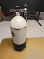 Tauchflasche 12 Liter 232 Bar gebraucht weiss