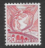 1936: Landschaft Val Leventina Nr.205z ( Geriffelt ) **