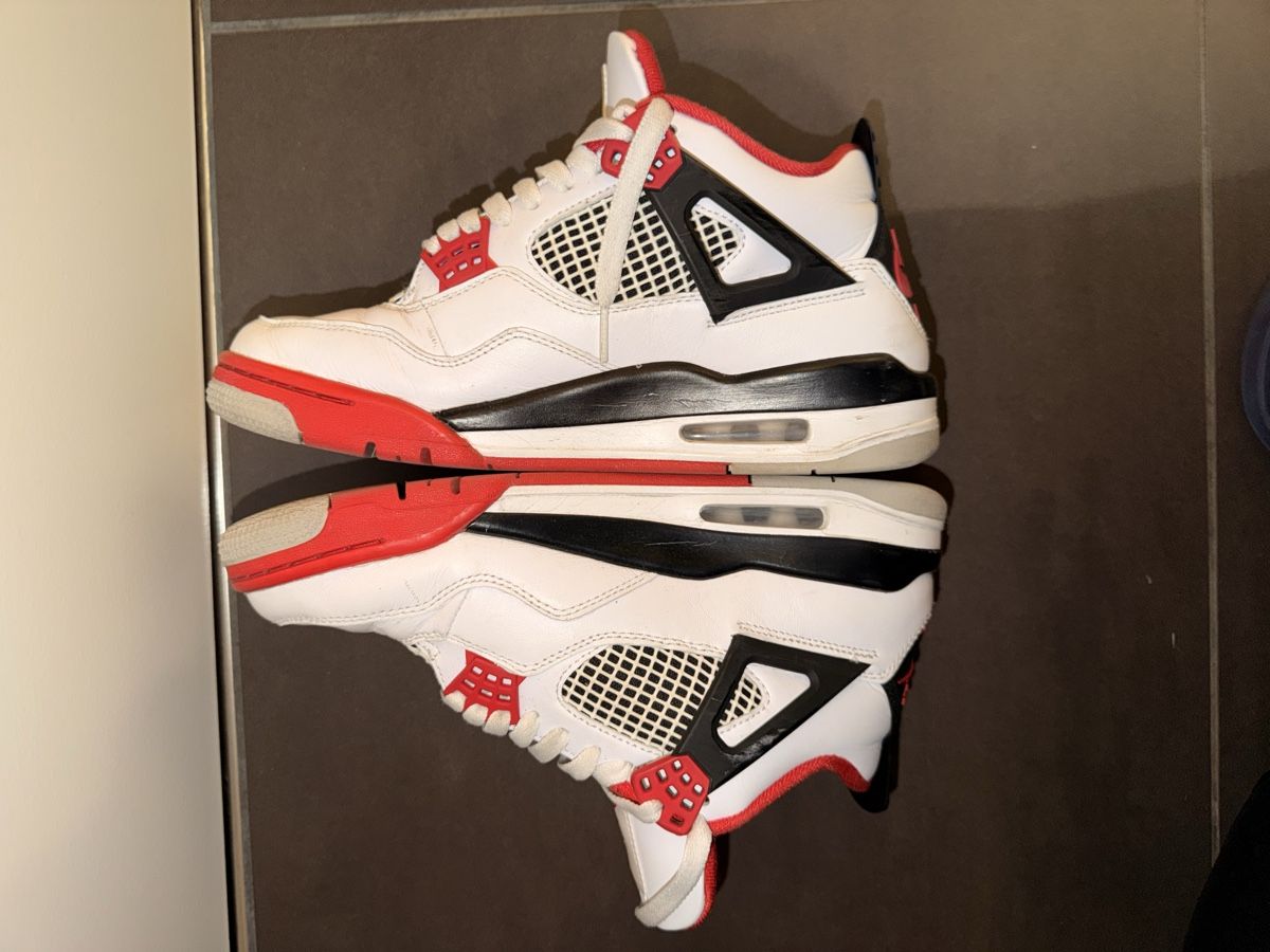 Jordan Herrenschuhe: Air Jordan 4 Red White Sneakers size 40 – Gebraucht aus Wabern von Teemuli 2