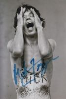 Mick Jagger (Rolling Stones) - orig. signiertes  Foto !