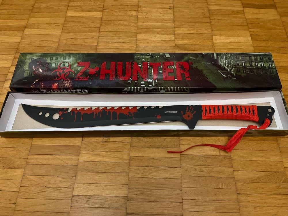NEW! Z-Hunter Zombie Slasher Inverted Karambit Tactical Fixed-Blade Knife