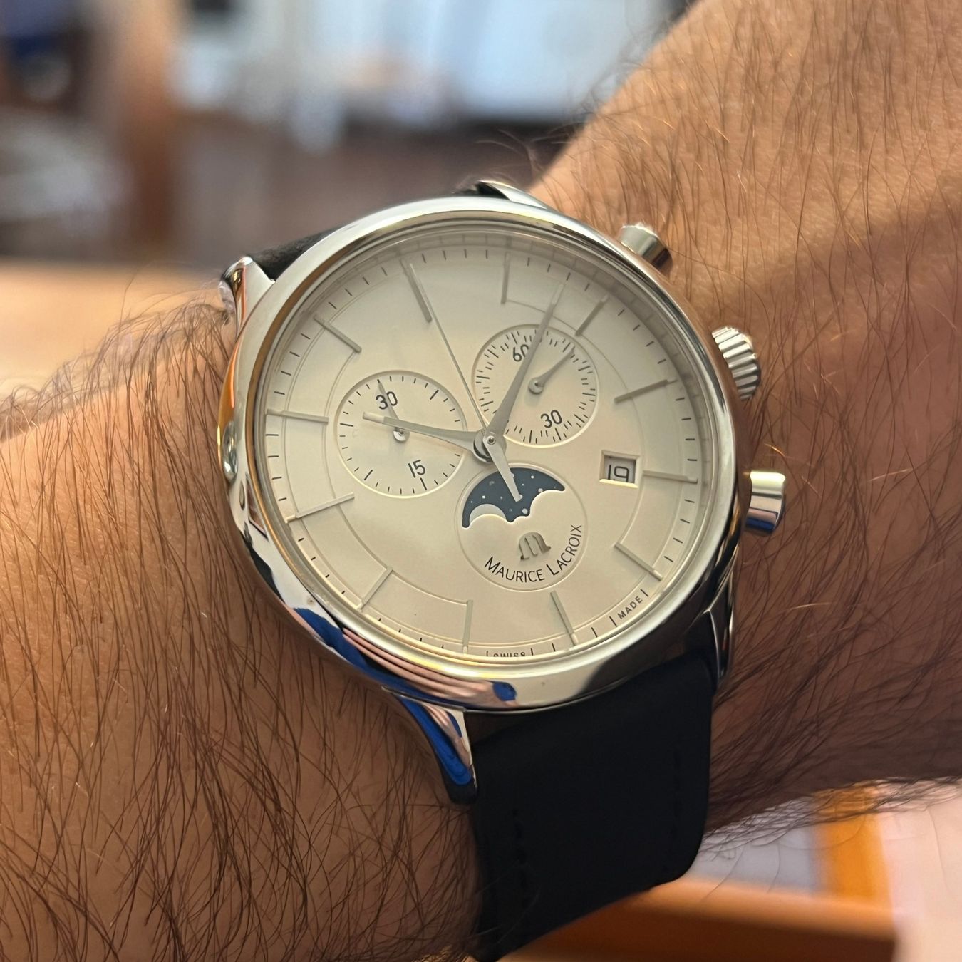 Maurice Lacroix Uhren: Maurice Lacroix Les Classiques Chronograph LC1148 – Gebraucht aus Carouge GE von Watchaser 3