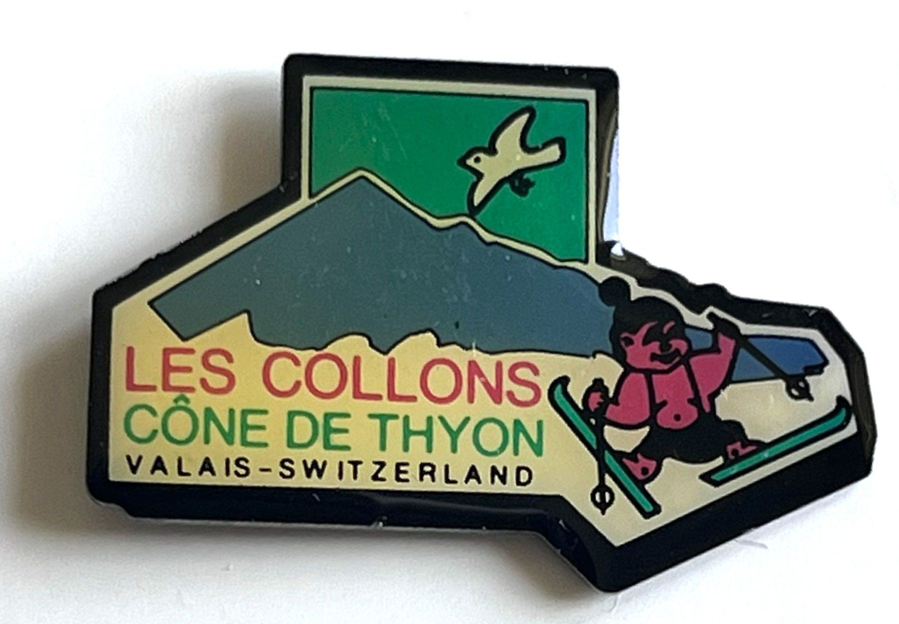 Placchette & Badge: Pin Lec Collons Cône de Thyon – Usato da Kriens venduto da TSCH1