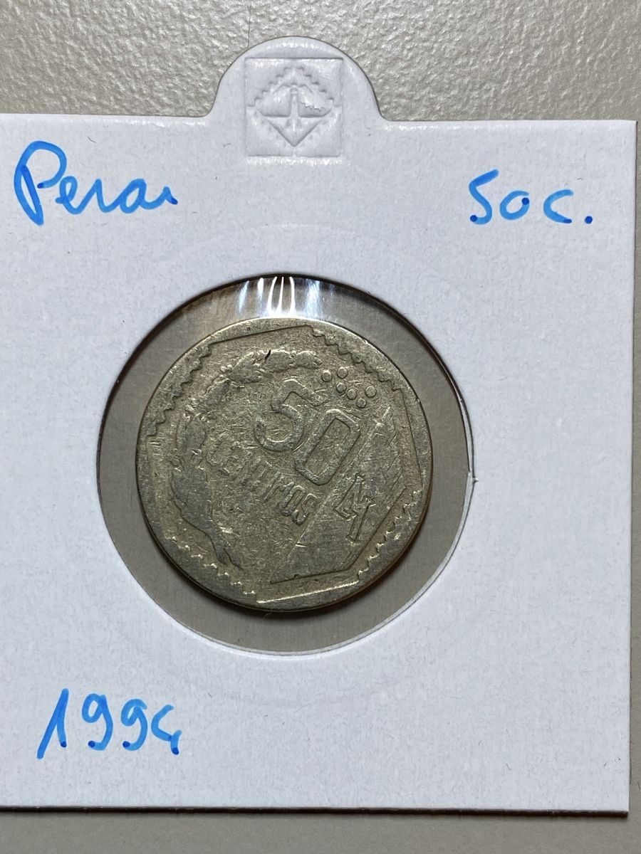 Toutes les monnaies: Pérou - 50 centimes - 1994 – D'occasion à Payerne par Mike1682