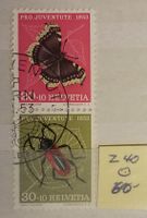 ST185) Z40, aus Kehrdruckbogen ET Kt. 60.-