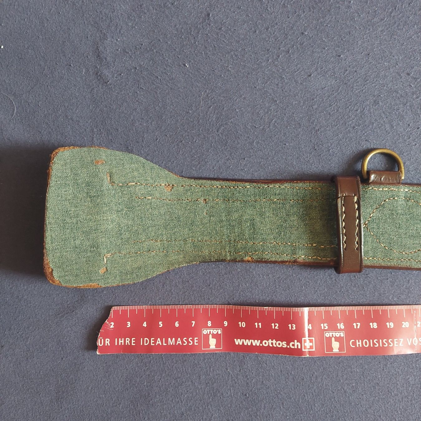 Gürtel: Brauner original Offizier Gürtel, Schweizer Militär – Gebraucht aus Sarnen von Mimimimi. 5