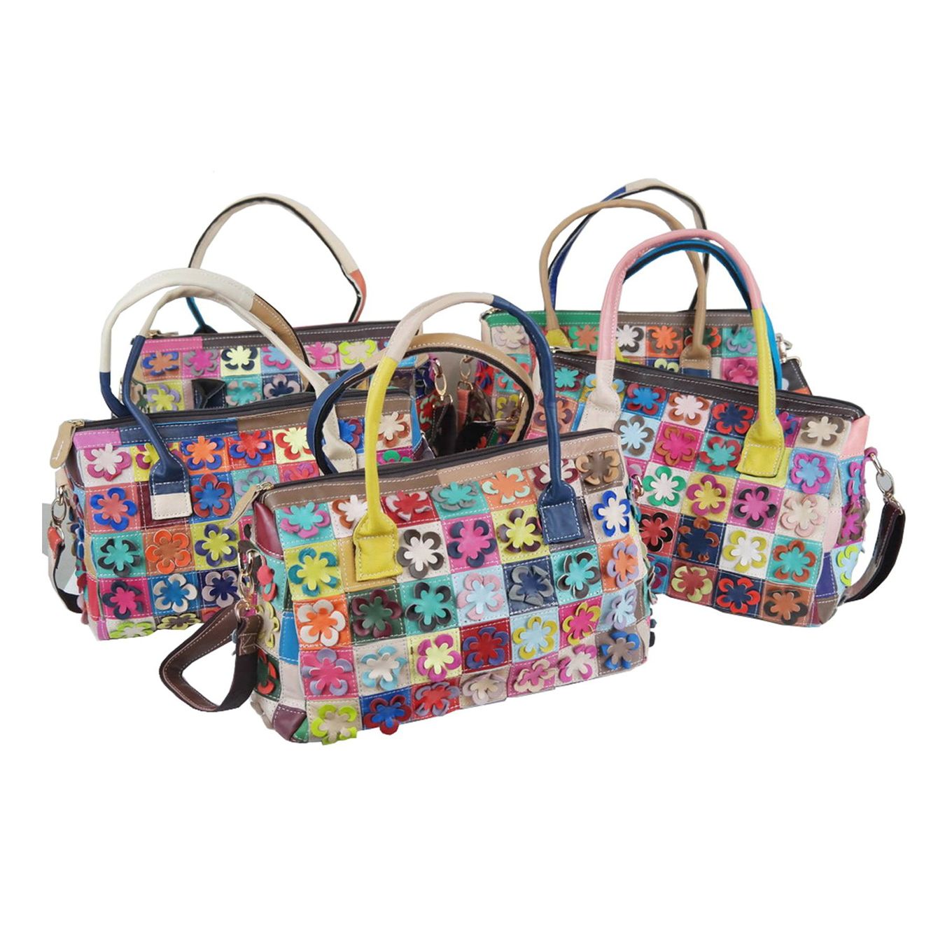 Sacs femmes: Damentasche Echtleder Tasche, Ledertasche/pink-multi/neu – Neuf avec emballage d'origine à Wohlenschwil par ABC-Vintage 6