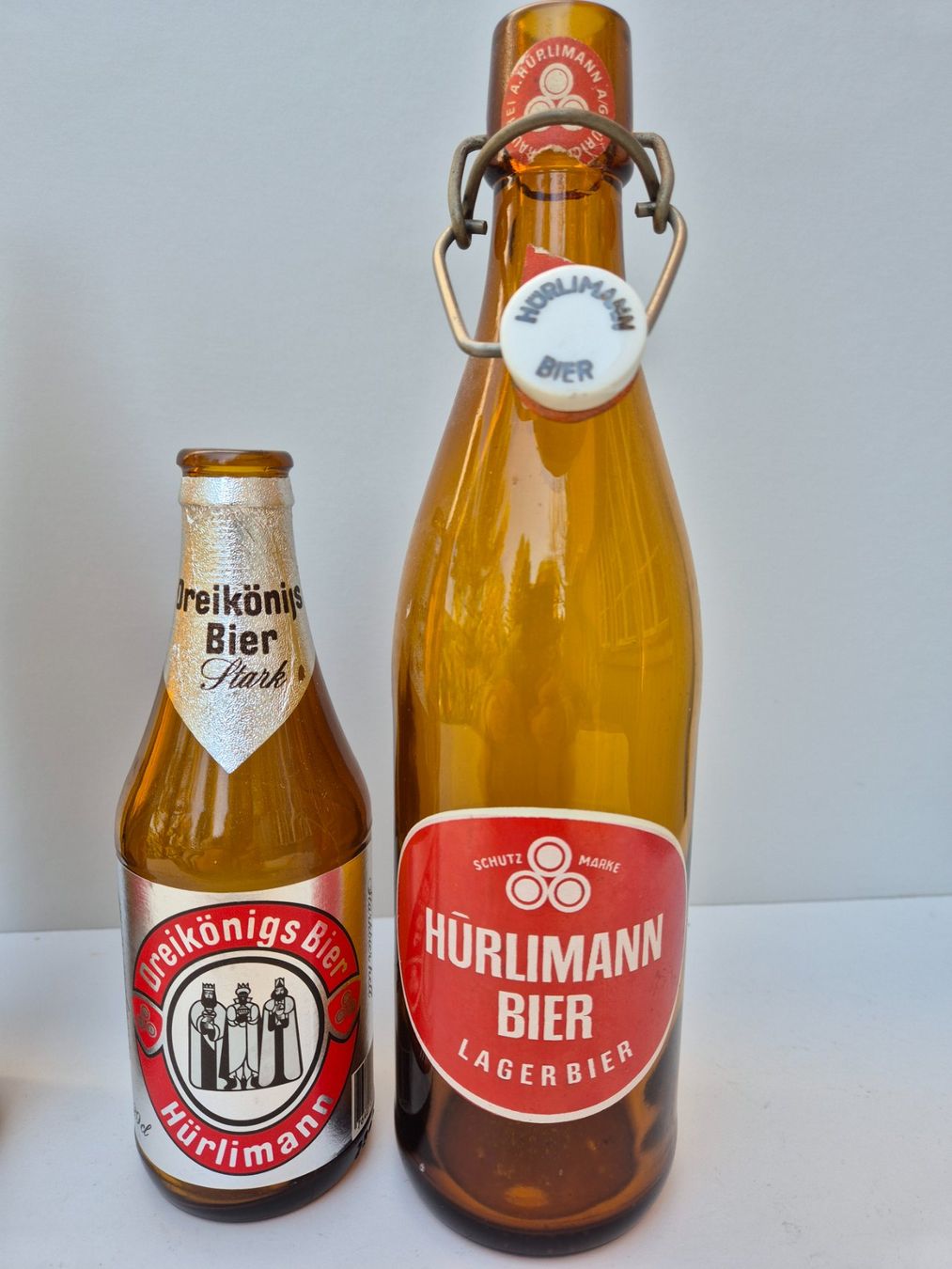 Hürlimann Gläser, Krüge & Flaschen: Bier Brauerei Hürlimann Flaschen – Gebraucht aus St.Gallen von Stocken64 2