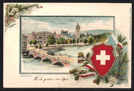 Passepartout-Lithographie Zürich, Bahnh