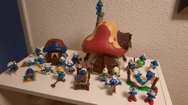 Schlümpfe * Schlumpfhäuser * Schleich * Vintage * Antik