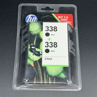 HP 338 Black 2-Pack – Cartouches d’encre originales