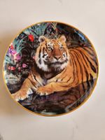 Sammelteller Tiger in Paradise, Franklin Mint