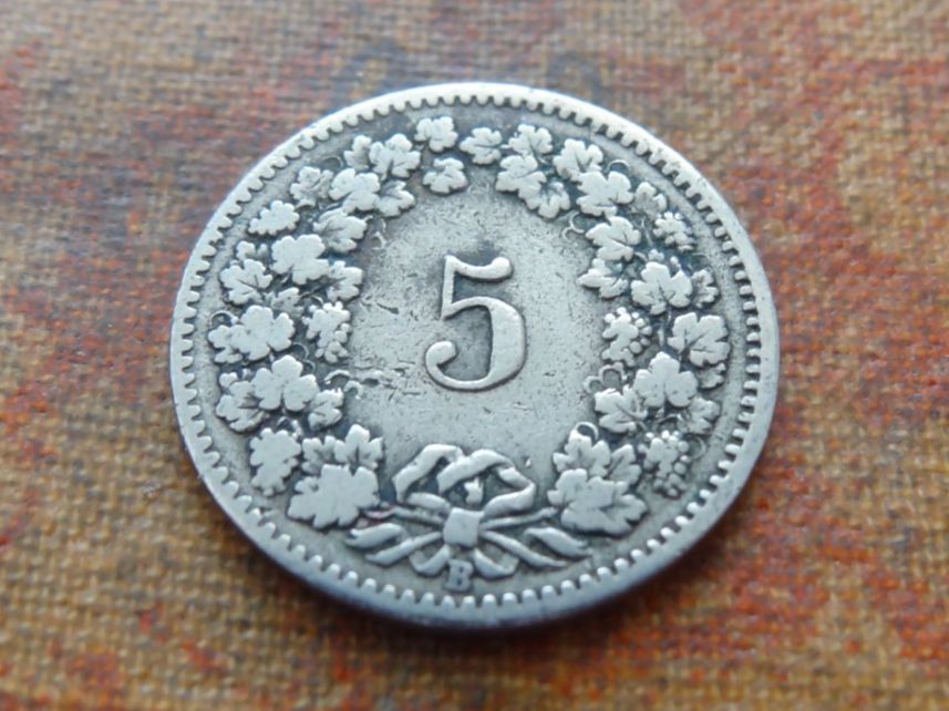 Toutes les monnaies: 5 Rp. 1898  (A) – D'occasion à Romanel-sur-Lausanne par Swift13 1