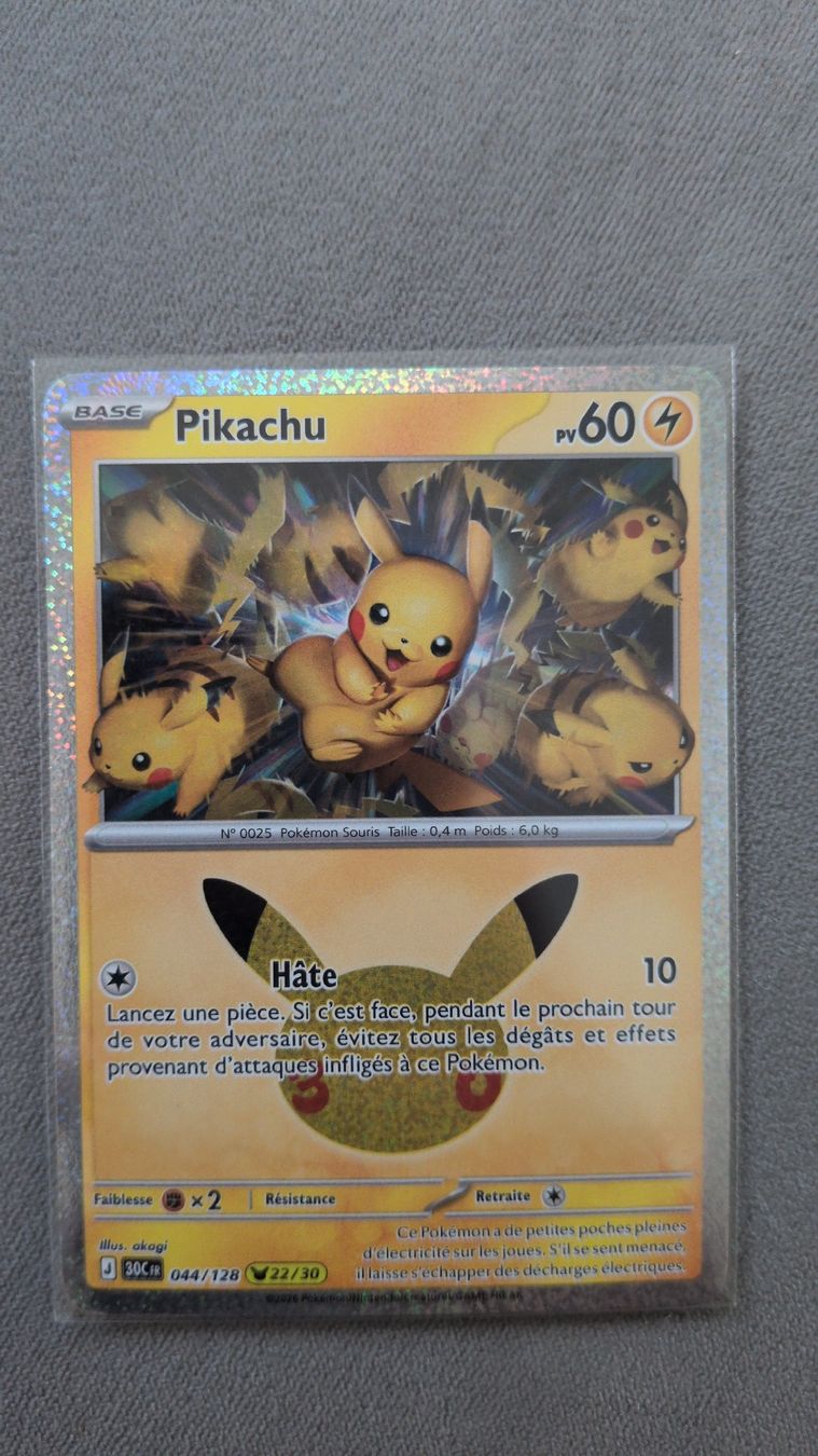 Pokémon Cartes à collectionner: Pikachu 024/128 30th FR  – Neuf (Voir description) à Riddes par marioCro16