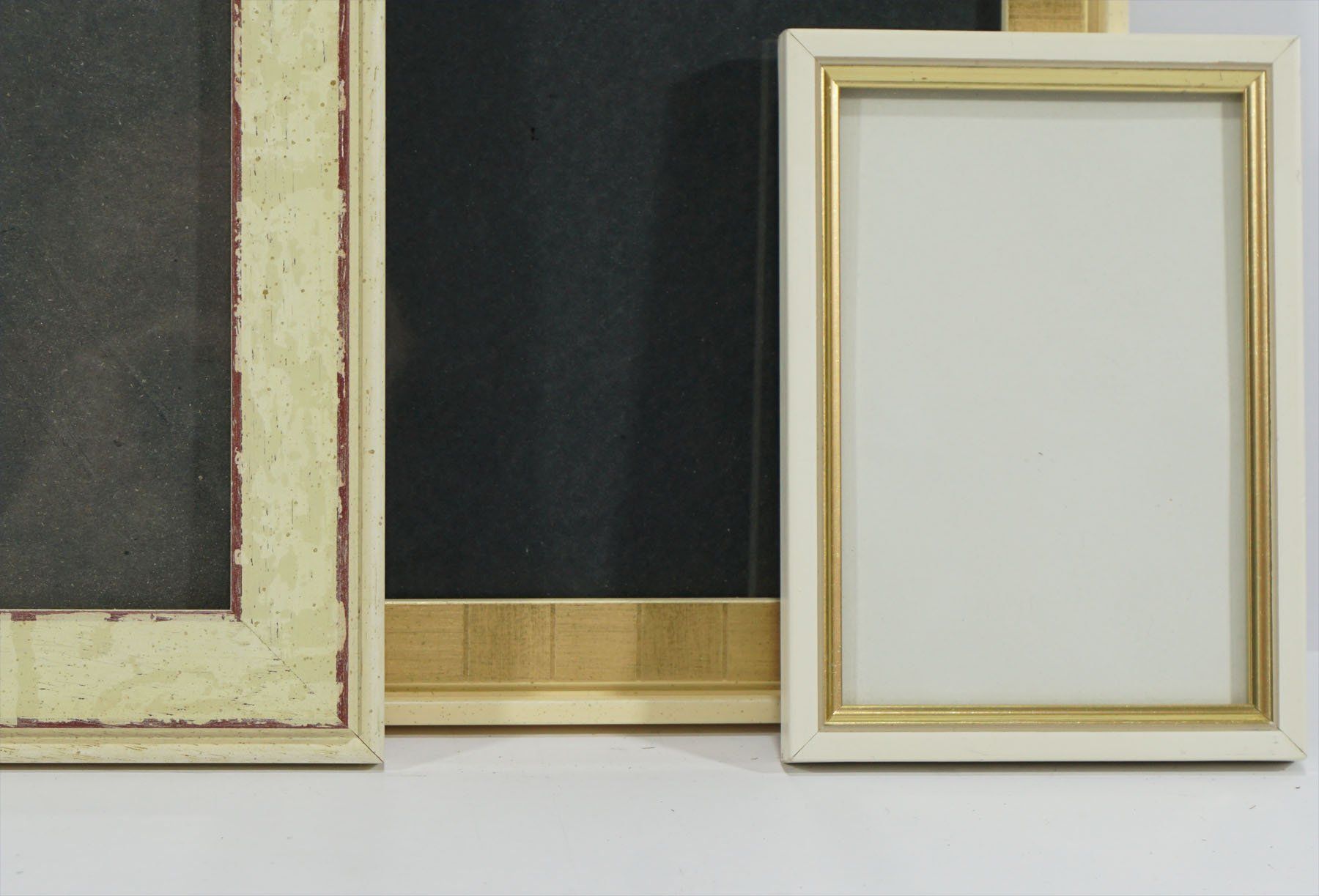 Cornici: 3 hochwertige Wechselrahmen Creme - Gold – Usato da Meggen venduto da Brockitare 3