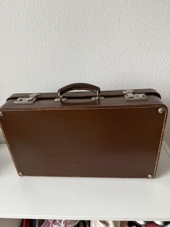 Vintage Koffer Basel braun gebrauchter Zustand