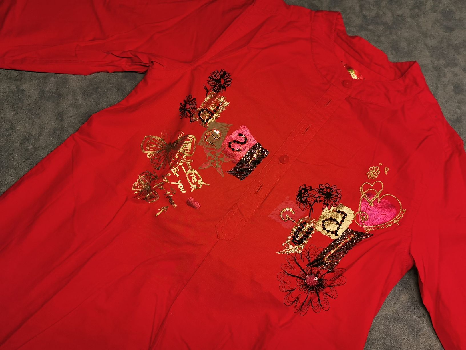 Desigual Camicette, T-shirt & Top: Bluse, Grösse 134 – Usato da Grünenmatt venduto da ras_7ksp 2