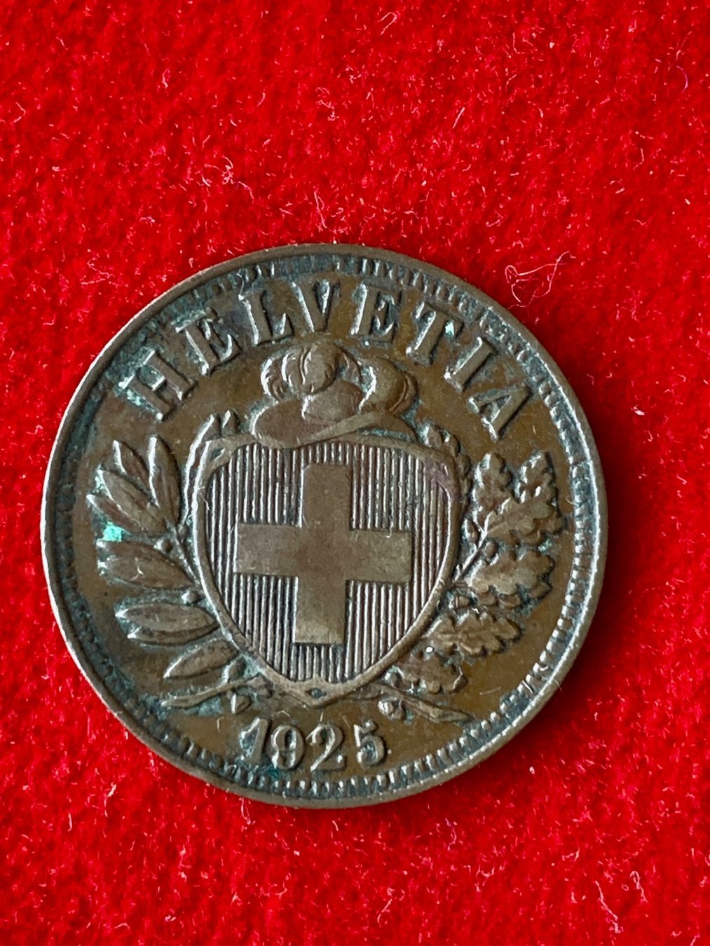 Tutti le monete: 2 Centimes 1925 Berne - Fast Vorzüglich / Presque Superbe – Usato da LE LIGNON venduto da Katanaion