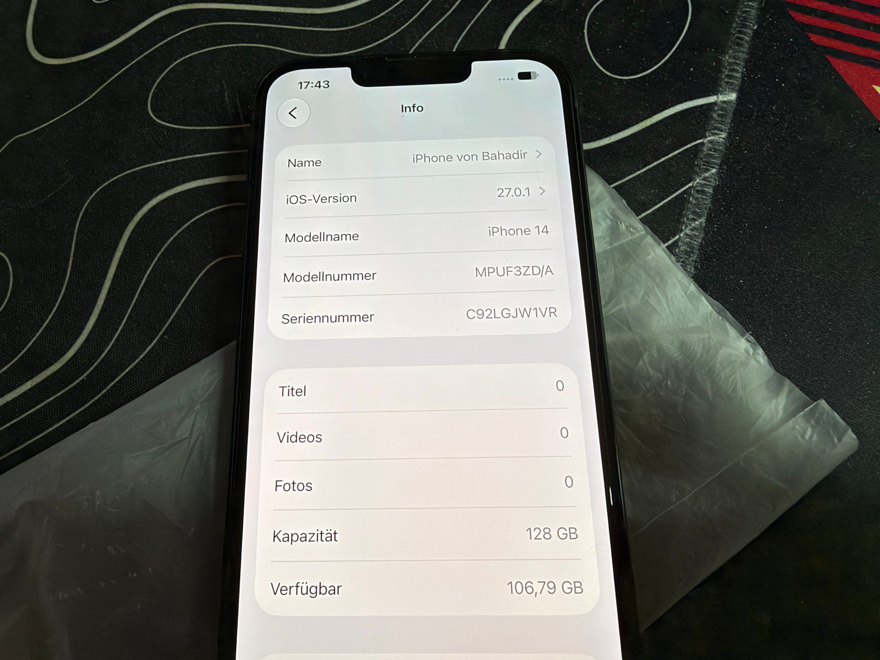 Apple Telefoni cellulari / Smartphones: Iphone 14 128Gb#187 – Usato da Au SG venduto da bah_6f5w 5