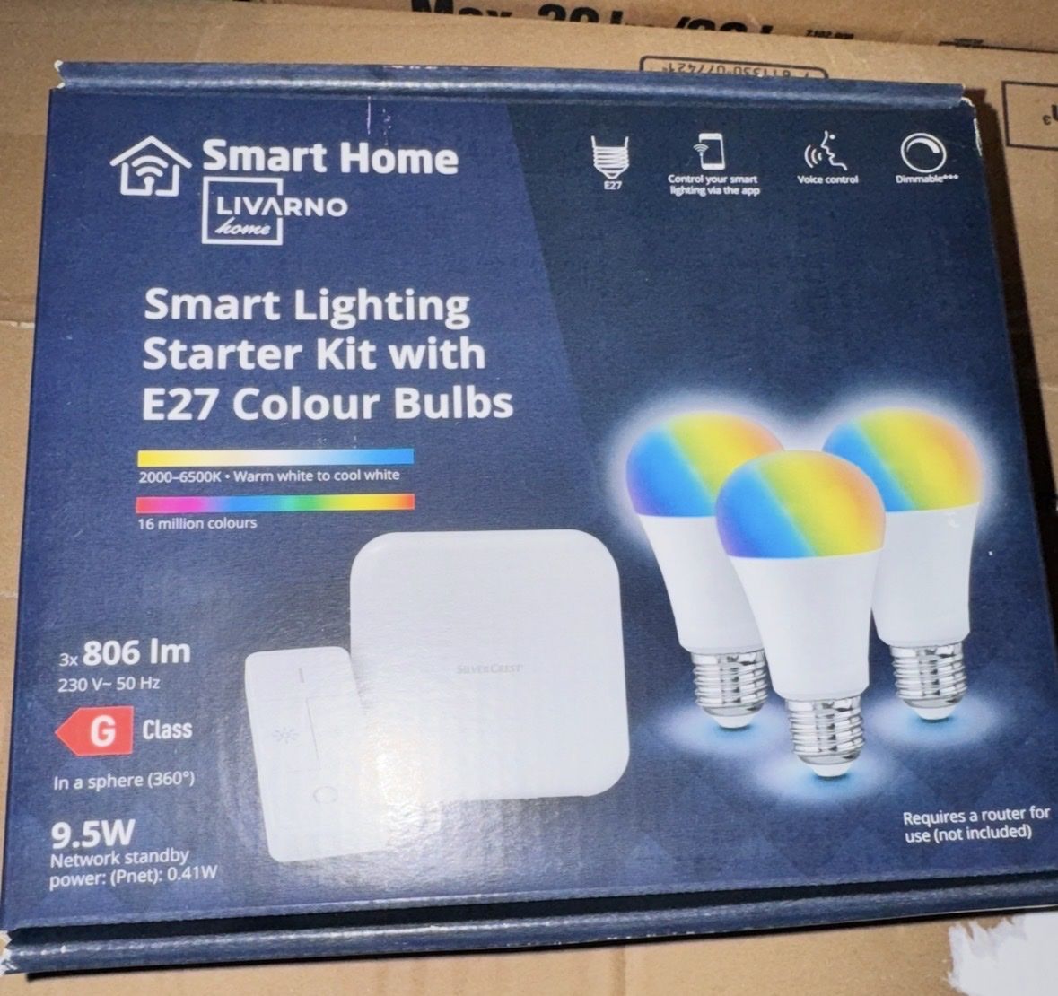 Lampade: Smart Lighting Starter Kit E27 Farbige Glühbirnen - NEU – Nuovo e nell'imballaggio originale da Flamatt venduto da ard_9ctk
