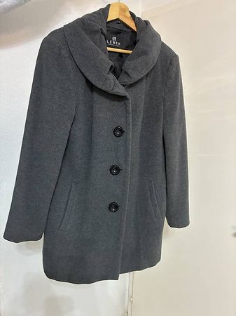 Damen Mantel Lebek grau mit Kragen guter Zustand