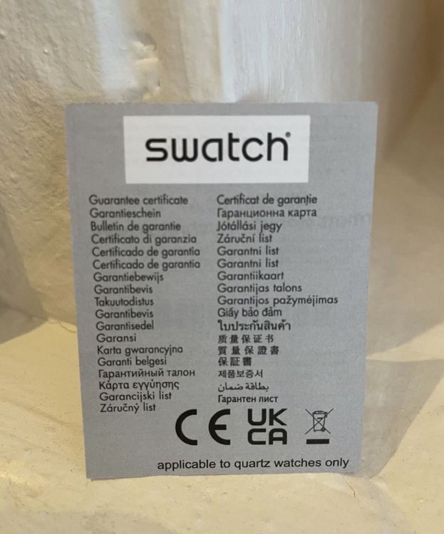 Swatch Orologi: Moonswatch Jupiter – Nuovo e nell'imballaggio originale da St. Gallen venduto da xandram07 4