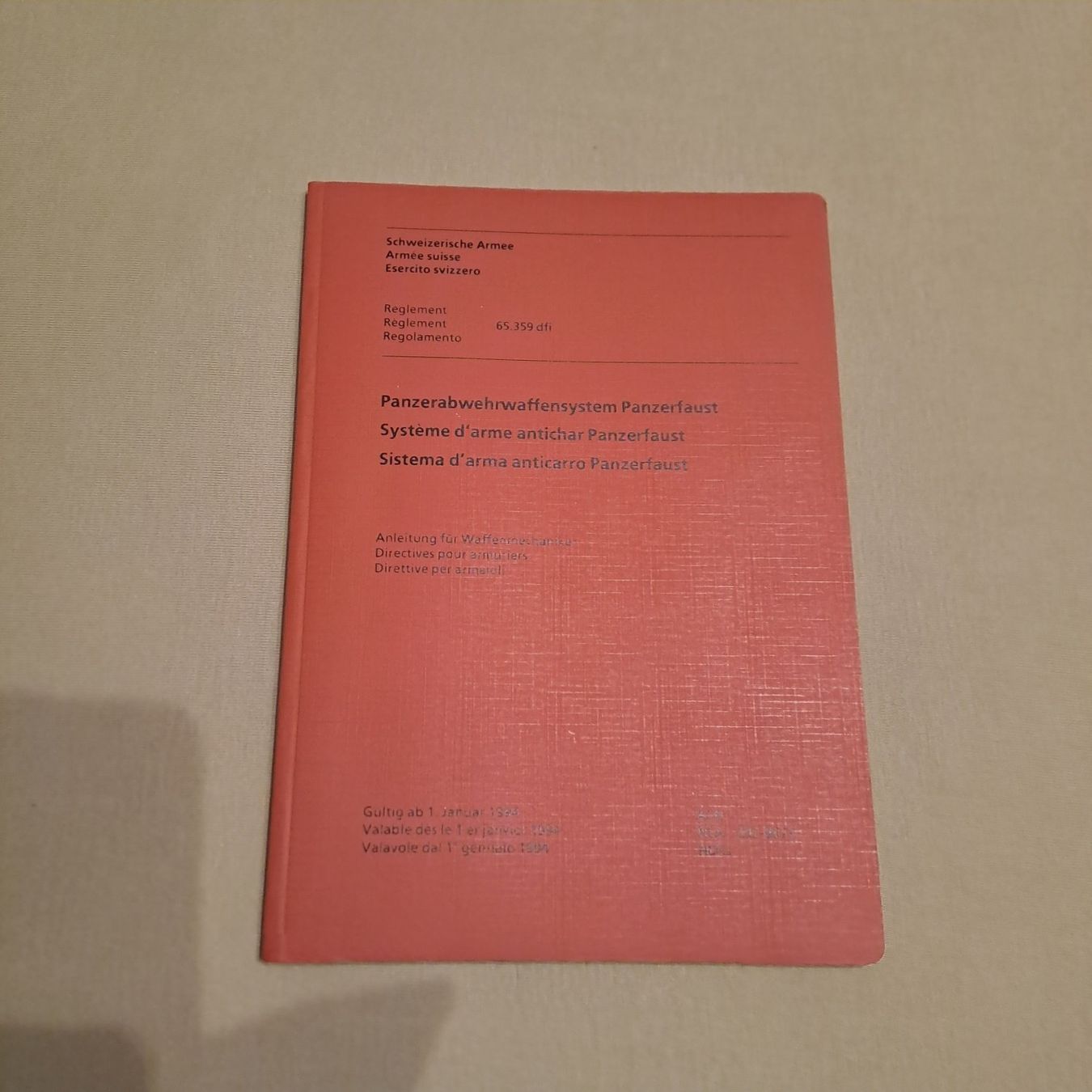 Bücher: Panzerabwehrwaffensystem Panzerfaust – Gebraucht aus Gipf-Oberfrick von Mig_29