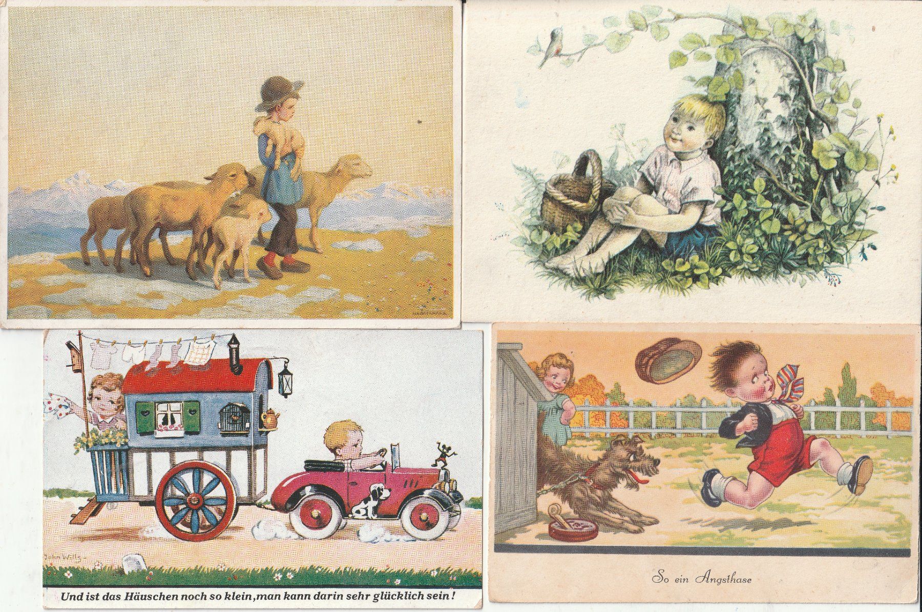 Ansichtskarten: 20 Karten mit Kinder – Gebraucht aus Lumbrein von made02 8