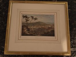 Antiker Stich „St. Gallen“ – 1860 Rohbock / J. Poppel