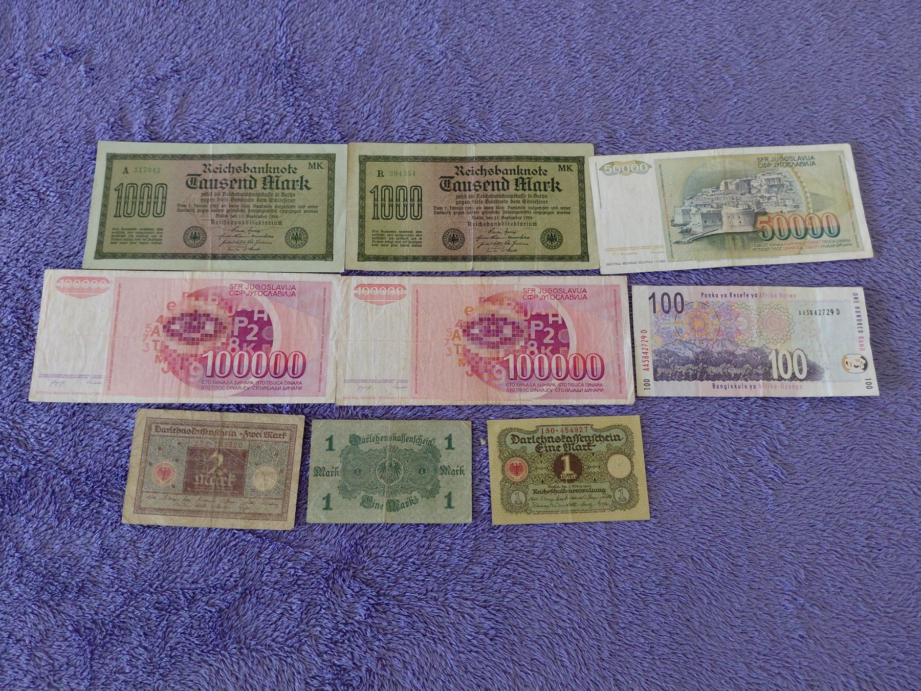 Banconote: Div. Banknoten Welt – Usato da Horw venduto da Onurb008 2