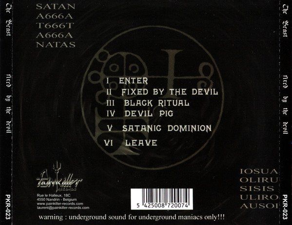 CD: The Beast – Fixed By The Devil – Usato da Liebefeld venduto da type013 2