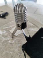 Samson Meteor USB Kondensatormikrofon silber gebraucht USB-C
