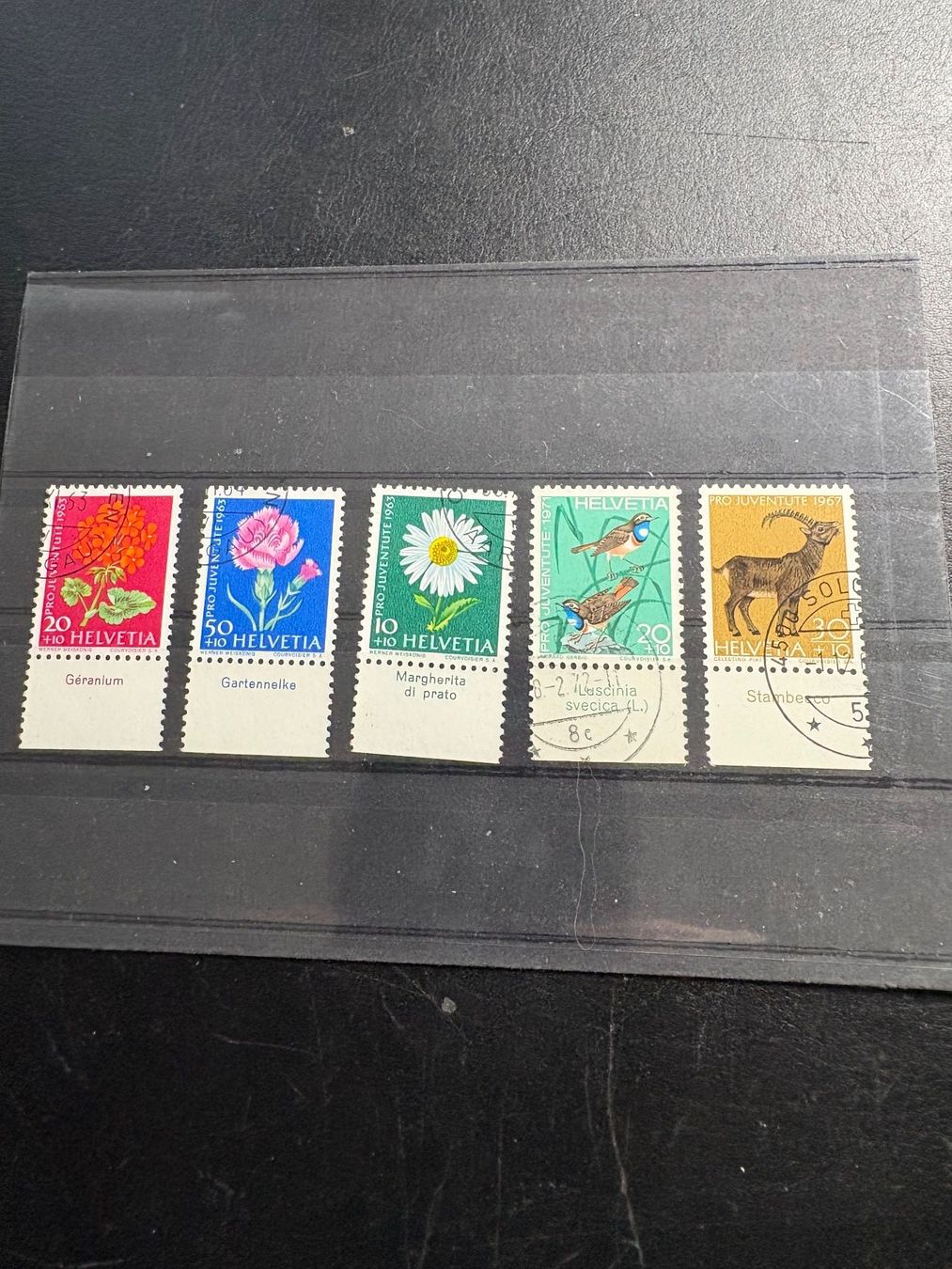 Alle Briefmarken: PJ mit Tab – Gebraucht aus Herzogenbuchsee von Hebu6