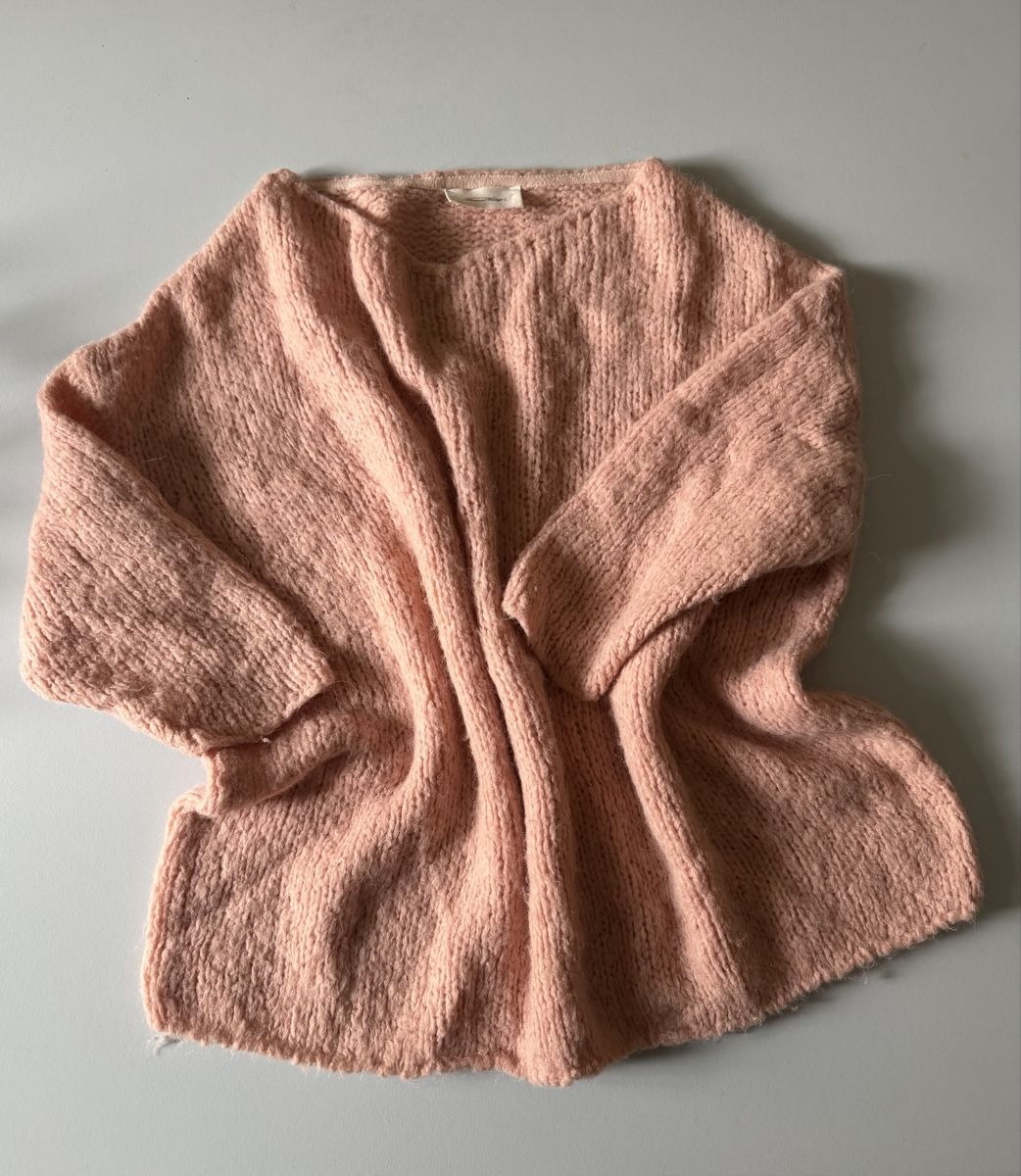 Pullover & Sweatshirts: American Vintage Strickpullover rosa  – Gebraucht aus basel von j_4056