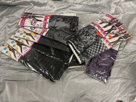 10 Paar Sexy Strumpfhosen ohne Fuß Leggins Style Neu