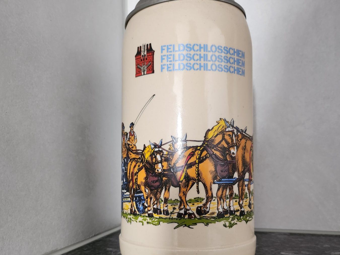 Bicchieri: Chope Feldschlösschen ier – Usato da Sierre venduto da Lys1954