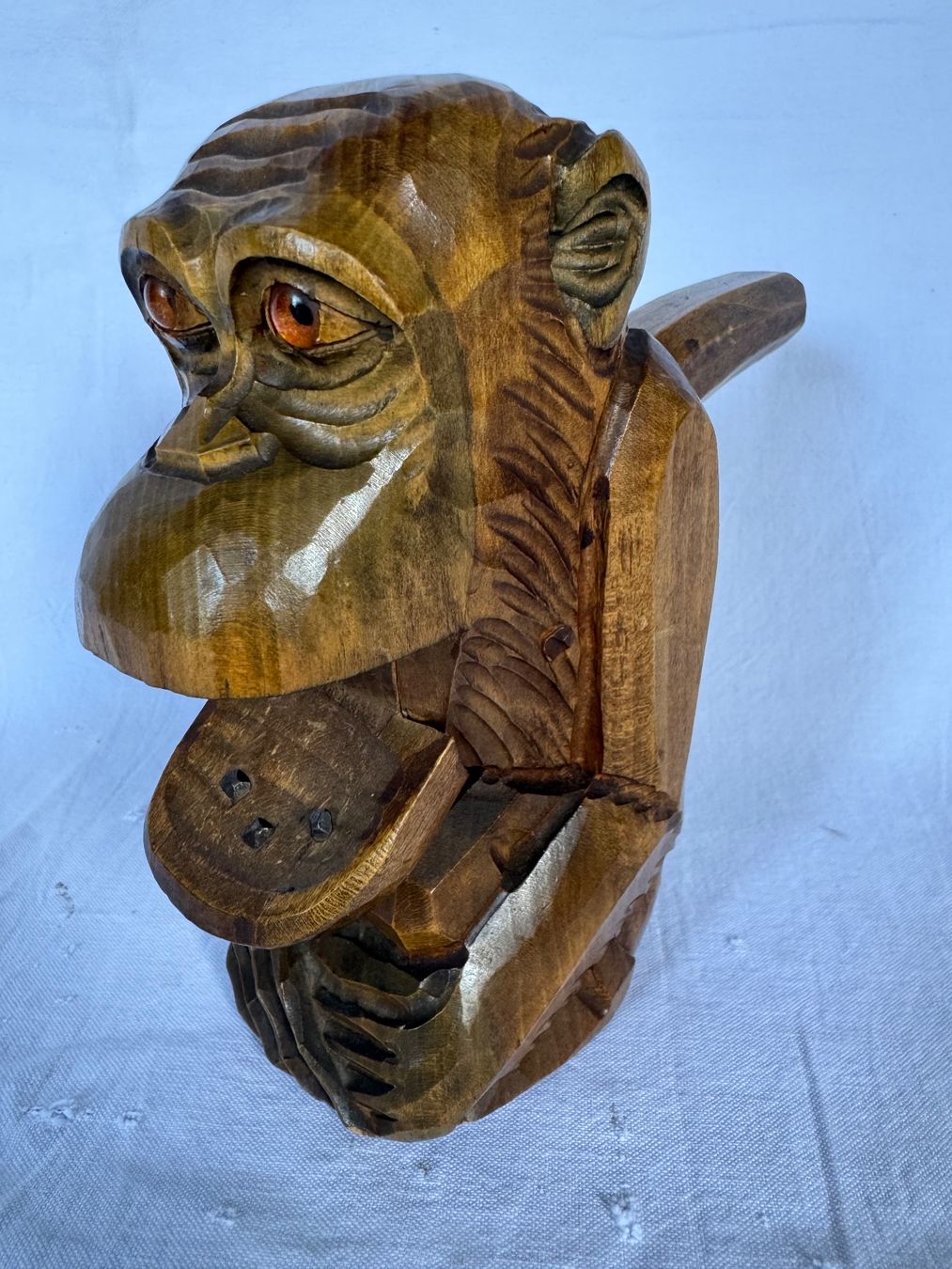 Sculture & Statue: Casse-Noix Singe Nussknacker Affen sculpture bois – Usato da GRAND - LANCY venduto da petitpain67