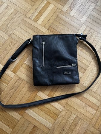 Umhängetasche Coveri Collection schwarz guter Zustand